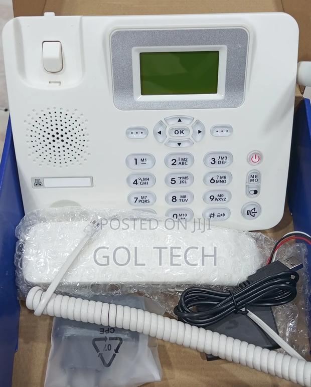 GSM Fixed Wireless Phone Universal Sim Phone With Backup Battery photo 2