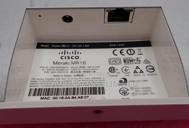 Cisco Meraki Mr18 Dual-Band Cloud-Managed Wireless Access Point(Poe). photo 3