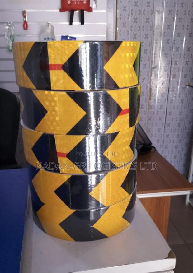 Reflective Sticker Tapes ( Black & Yellow) · Photo 2