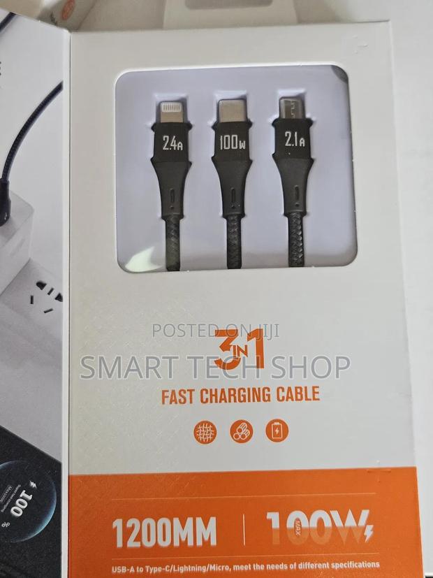 Ldnio Lc97u Universal Multi-Function Charging Cable Tablet 3 in 1 photo 7