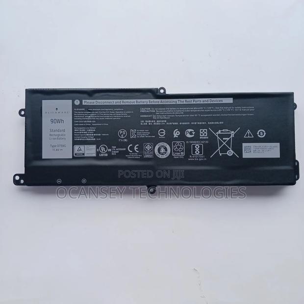 Original Dell Dt9xg Battery for Alienware Area-51m R1 R2 Alwa51m