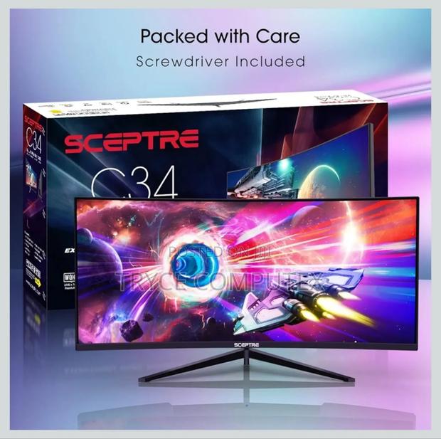 Sceptre 34-Inch 180hz Curved Ultrawide WQHD Monitor · Photo 4