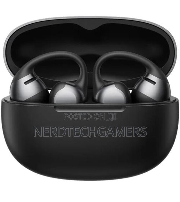 Shokz Opendots One Wireless Open-Ear, Clip-on Earbuds (Black) photo 3