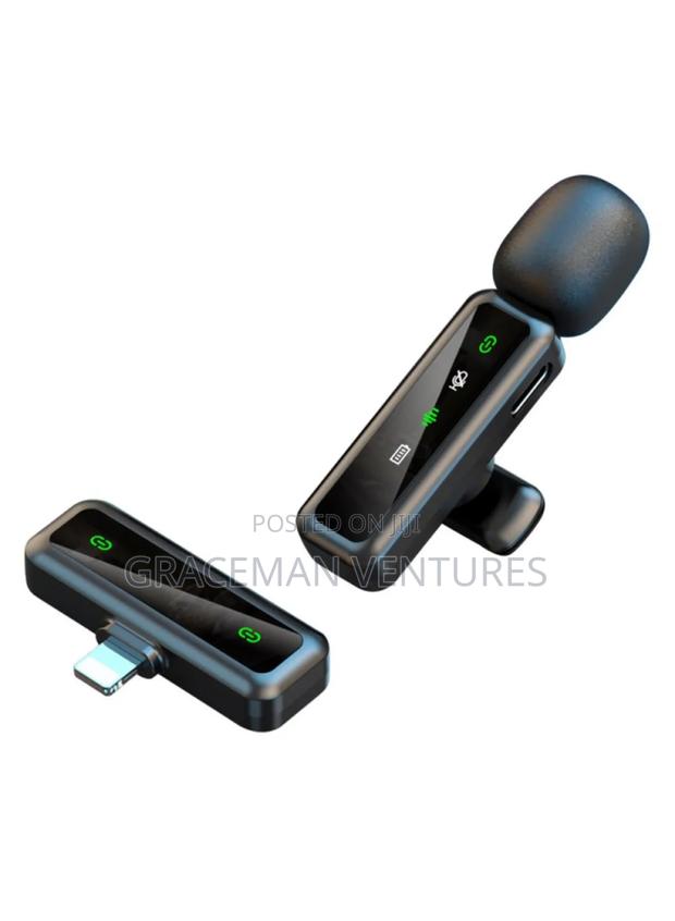 2.4g Wireless Lavalier Microphone for Smartphones Live Streaming