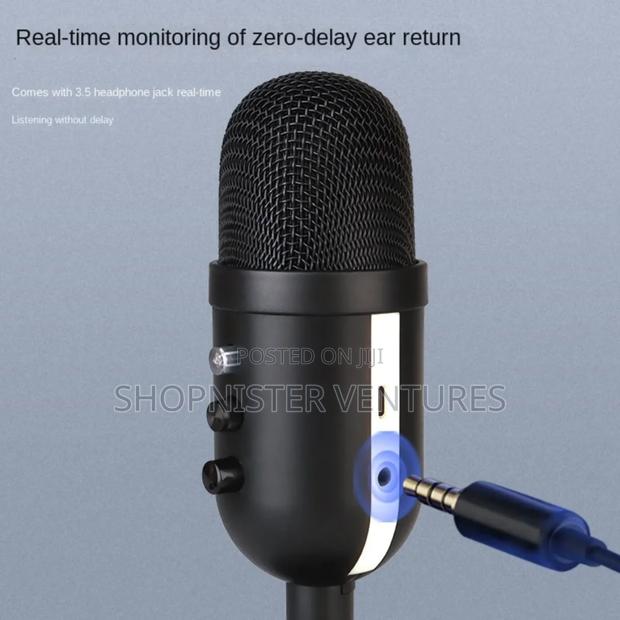 Condenser Microphone With RGB Light Desktop photo 4