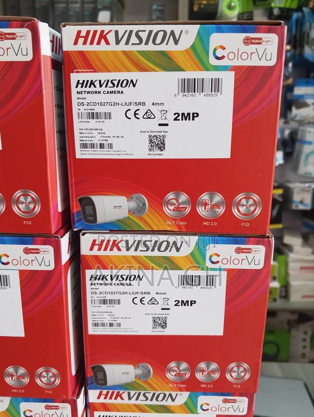 Hikvision 2mp Colorvu 2 Way Audio Ip Camera Ds-2cd1027g2h-Liuf/SRB · Photo 4