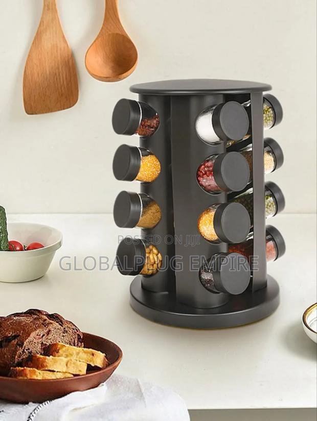 16 Jar Rotating Spice Rack – Organize in Style! photo 2