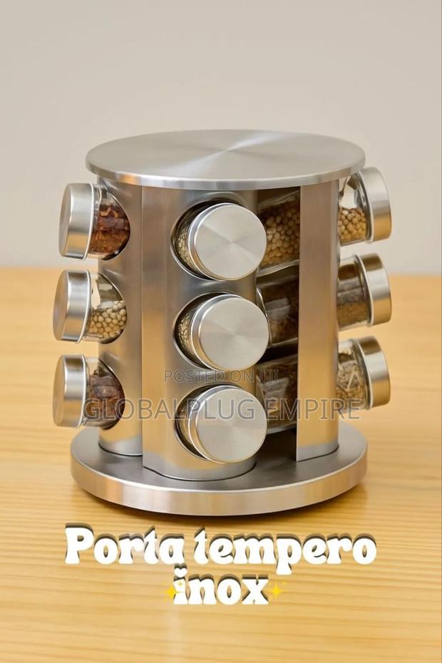 16 Jar Rotating Spice Rack – Organize in Style! photo 4