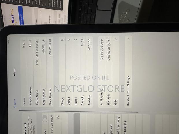 Apple iPad (2022) 64 GB Silver photo 2