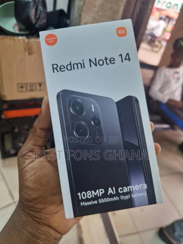 New Xiaomi Redmi Note 14 256 GB Black photo 2