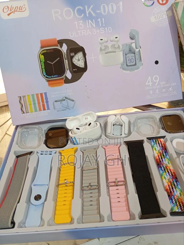 Rock-001 Smart Watch Combo for Couples With 2 Smart Watches, 2 Airpods photo 5