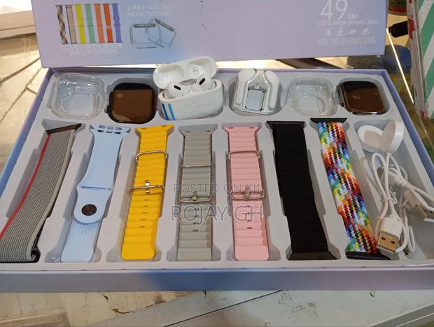 Rock-001 Smart Watch Combo for Couples With 2 Smart Watches, 2 Airpods photo 6