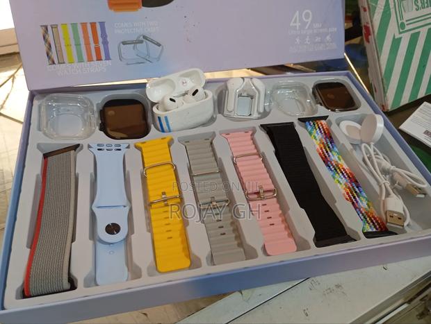 Rock-001 Smart Watch Combo for Couples With 2 Smart Watches, 2 Airpods photo 7