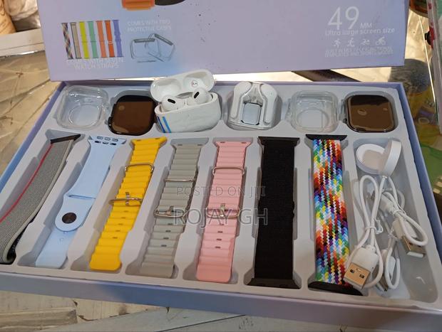 Rock-001 Smart Watch Combo for Couples With 2 Smart Watches, 2 Airpods photo 8