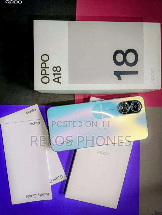 New Oppo A18 128 GB Blue photo 2