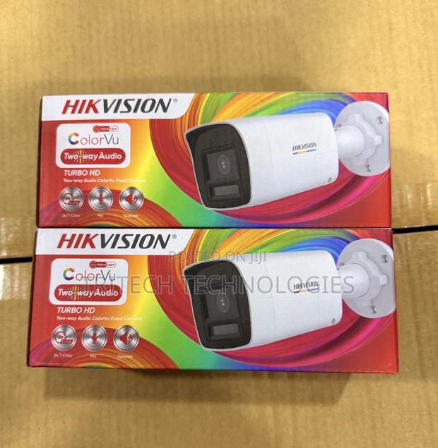 Hikvision 2mp Two Way Audio Full-Color Bullet Camera Ds-2ce10df0t-LPTS · Photo 4