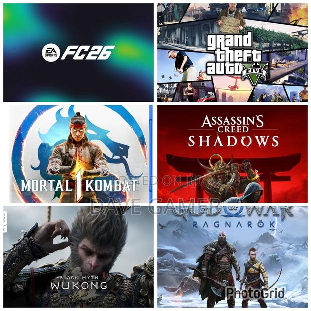 Ps5 Offline Package 5 Games (Including Fc 26)