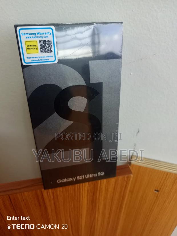 New Samsung Galaxy S21 Ultra 5G 128 GB Black · Photo 1