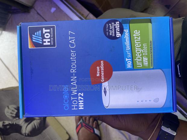 Alcatel, Hotwlan-Router Cat 7,Hh72 .Hot Hofer Telekom