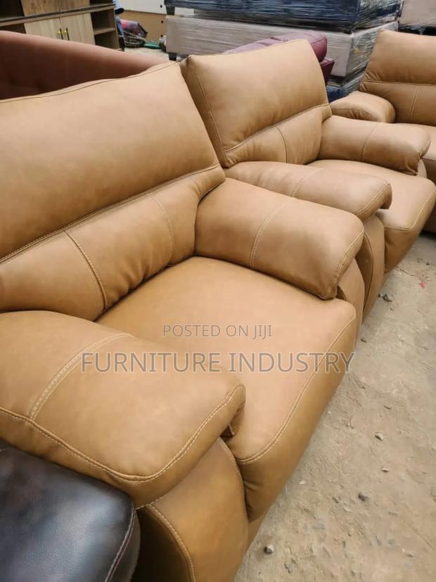 Modern Leather Sofa Set. photo 2