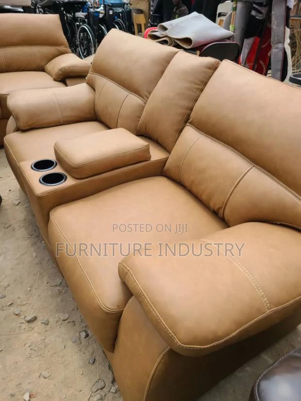 Modern Leather Sofa Set.
