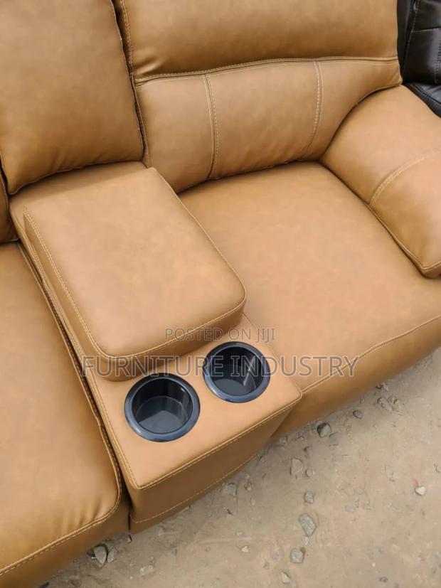 Modern Leather Sofa Set. photo 4