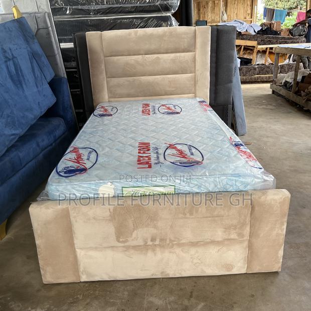 Fantastic One And Half Bed-frame With Mattress Attached//Luxurious