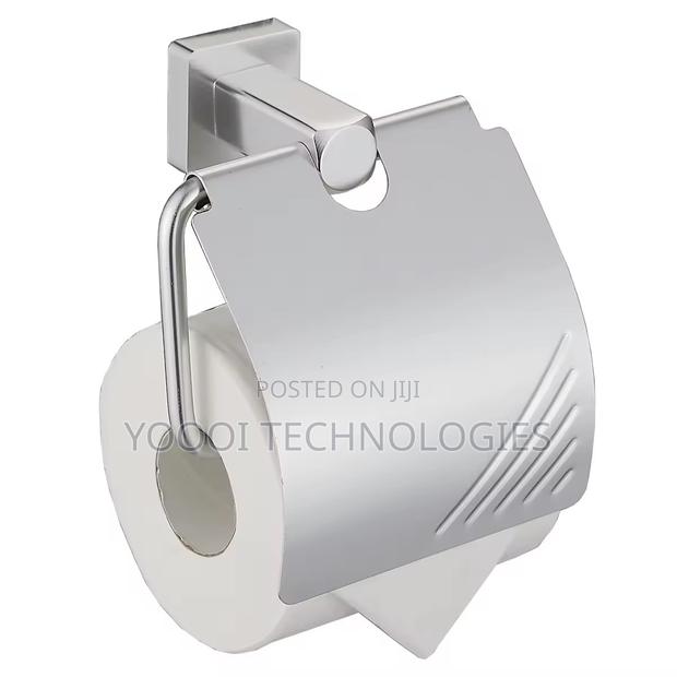 Chrome Towel Rack Bathroom Accessories Set photo 2
