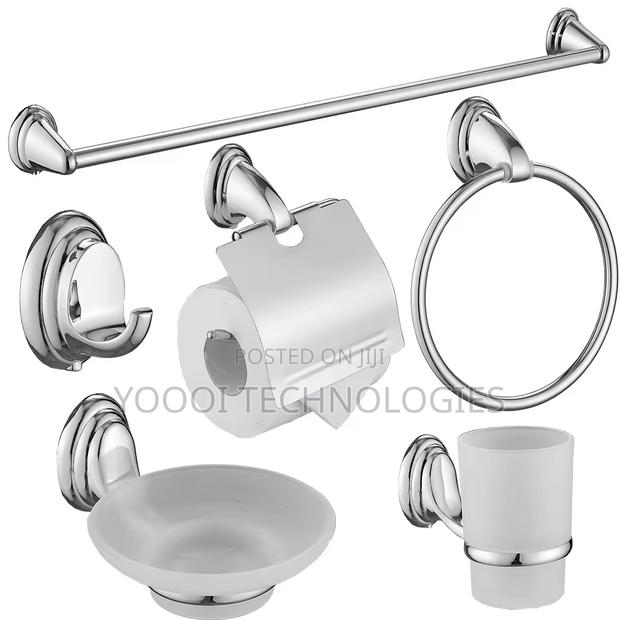 6pcs Towel Rack,Soap Dish Bathroom Accessories Set