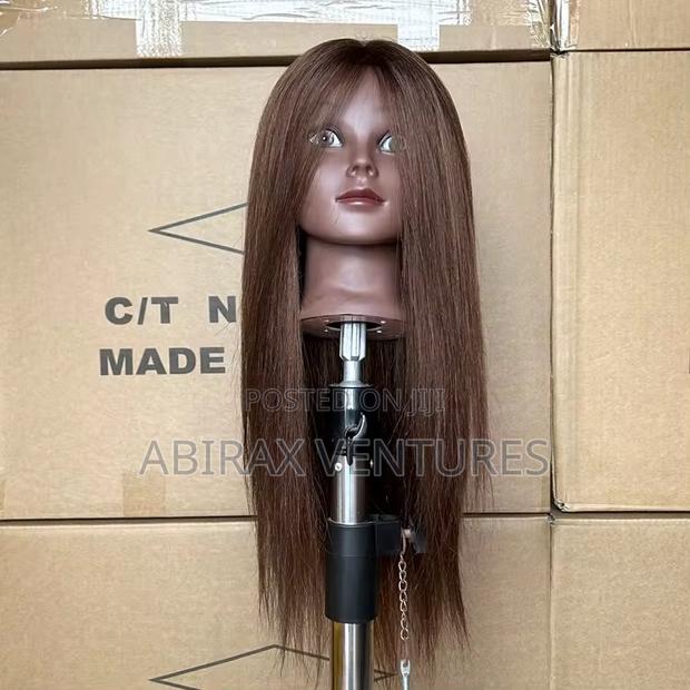 Mannequin Training Head With Blend Hair