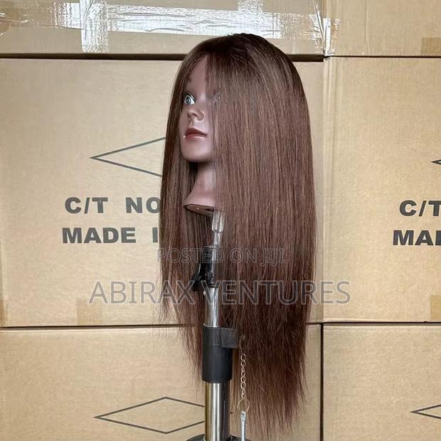 Mannequin Training Head With Blend Hair photo 4
