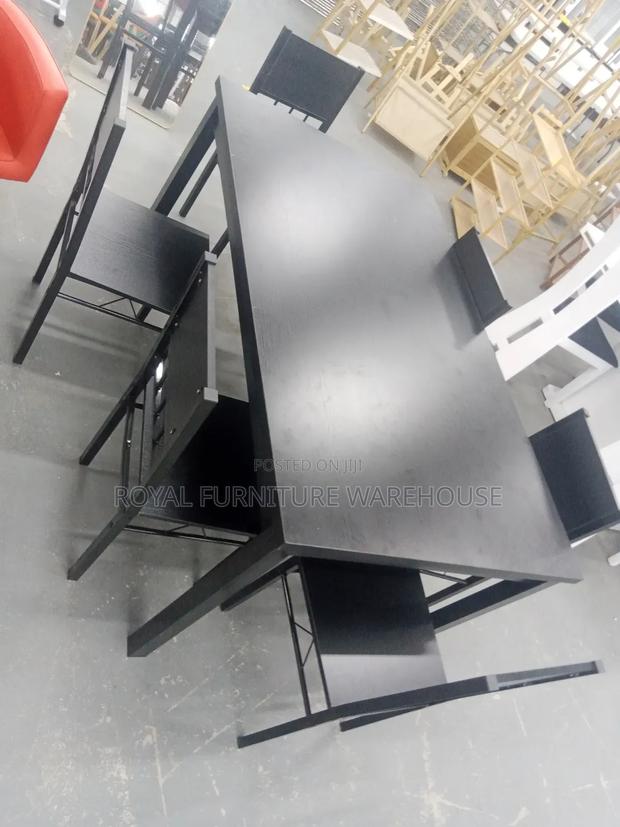 Original 6 Seater Black Wooden Dining Set · Photo 4
