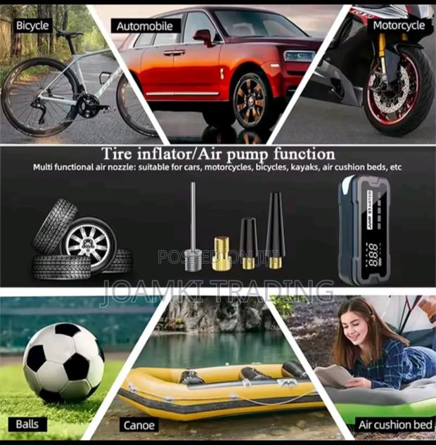 Car Jump Starter With Tyre Inflator, 4000a Peak Current, 24,000mah photo 10