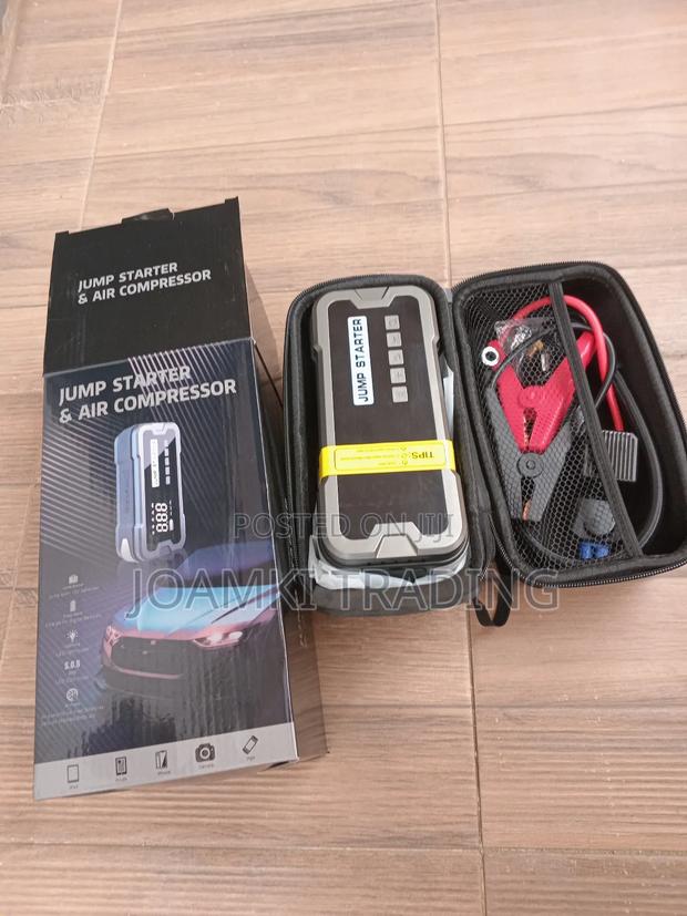 Car Jump Starter With Tyre Inflator, 4000a Peak Current, 24,000mah photo 11