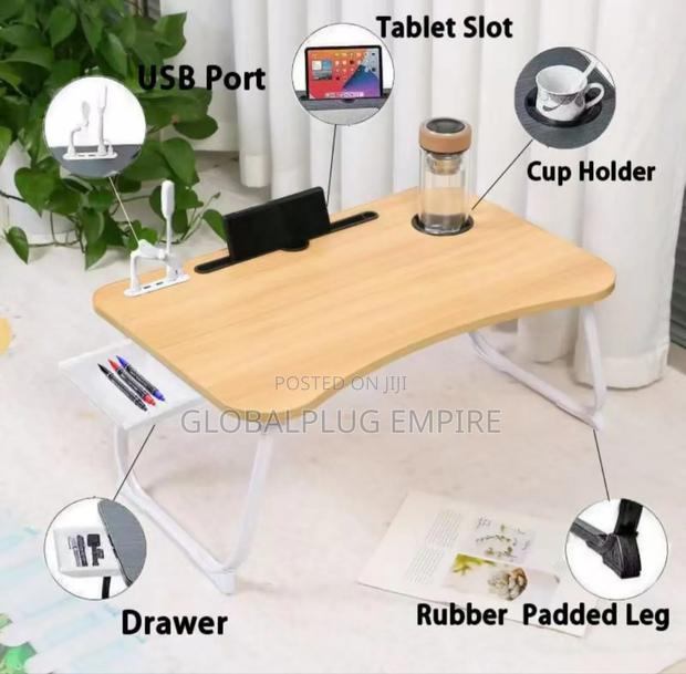 Portable Bed Table With Usb Study Fun Anywhere photo 2