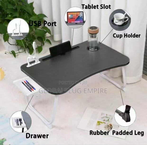 Portable Bed Table With Usb Study Fun Anywhere photo 3