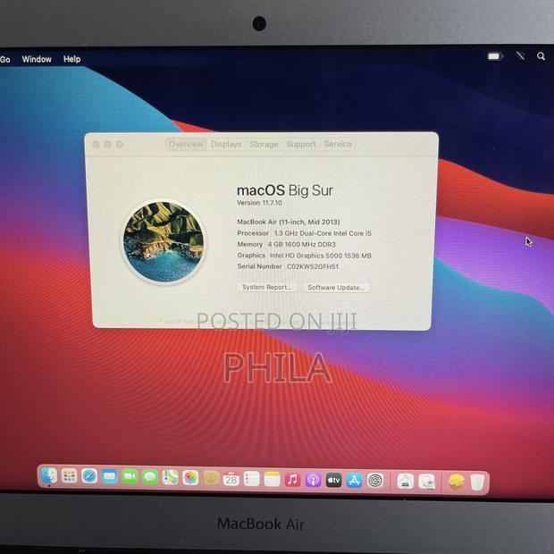 Laptop Apple MacBook Air 2013 4GB Intel Core I5 SSD 128GB photo 3