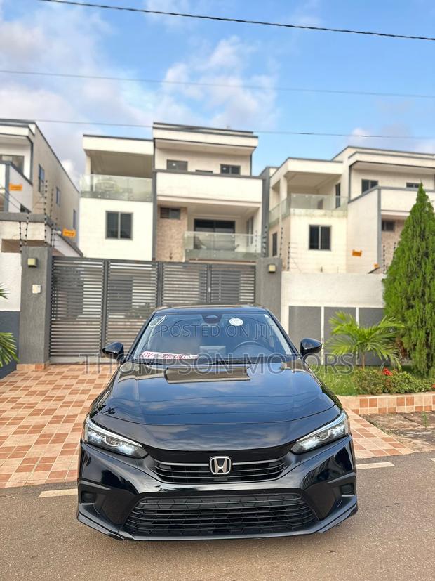Honda Civic EX CVT 2023 Black photo 2