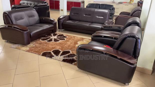 Coffee Color Luxury Living Room Sofa Set
