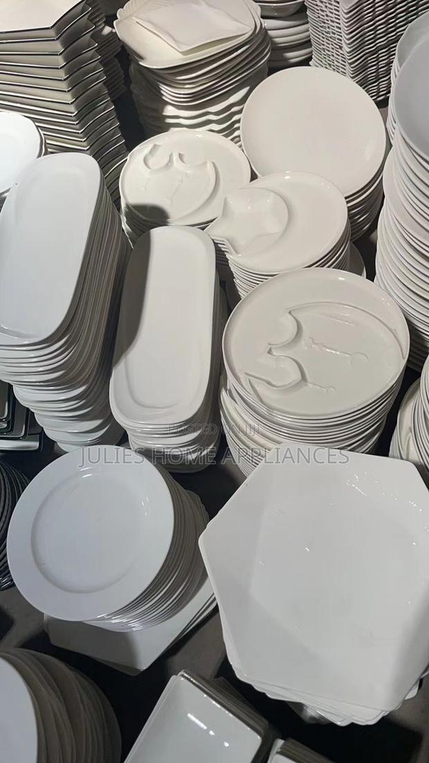 Beautiful Big Ceramic Mix Fufu Blows / Plates / Tea Pot photo 2