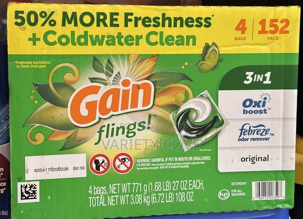 Gain Flings 3 in One Washing Pods 152 Pacs