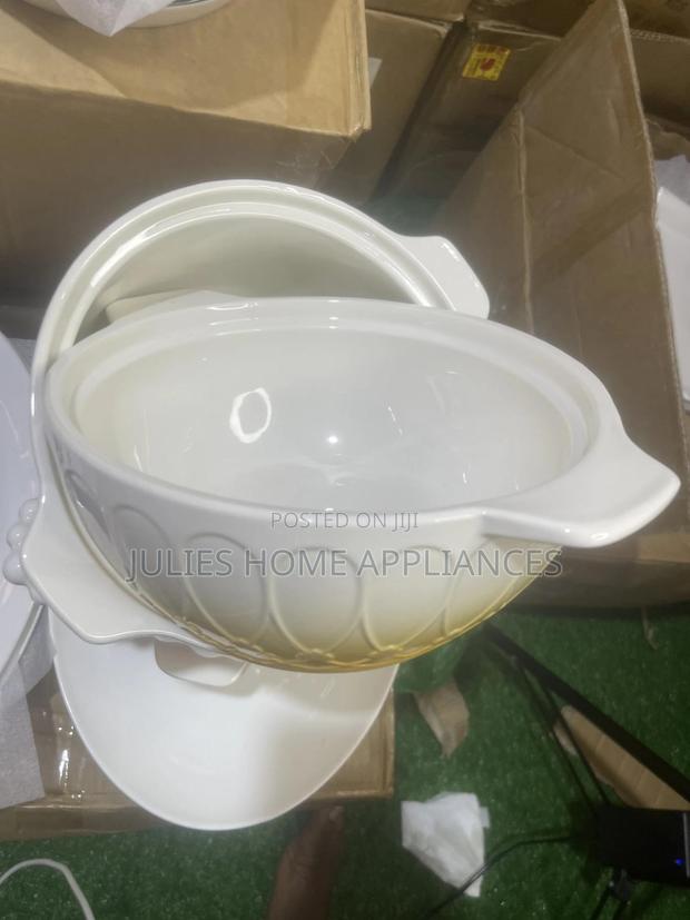 Beautiful Big Ceramic Mix Fufu Blows / Plates / Tea Pot photo 20