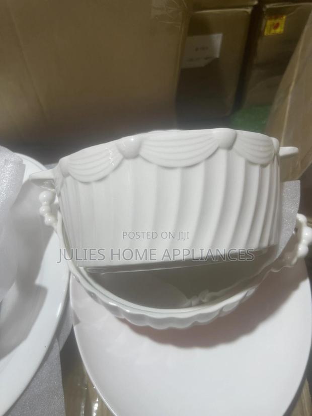 Beautiful Big Ceramic Mix Fufu Blows / Plates / Tea Pot photo 16
