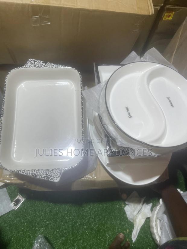 Beautiful Big Ceramic Mix Fufu Blows / Plates / Tea Pot photo 14