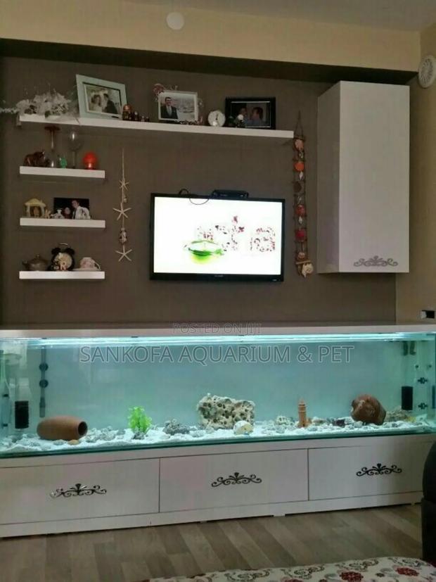 We Build Ultra Classic Modern Tv Unit Aquarium · Photo 4