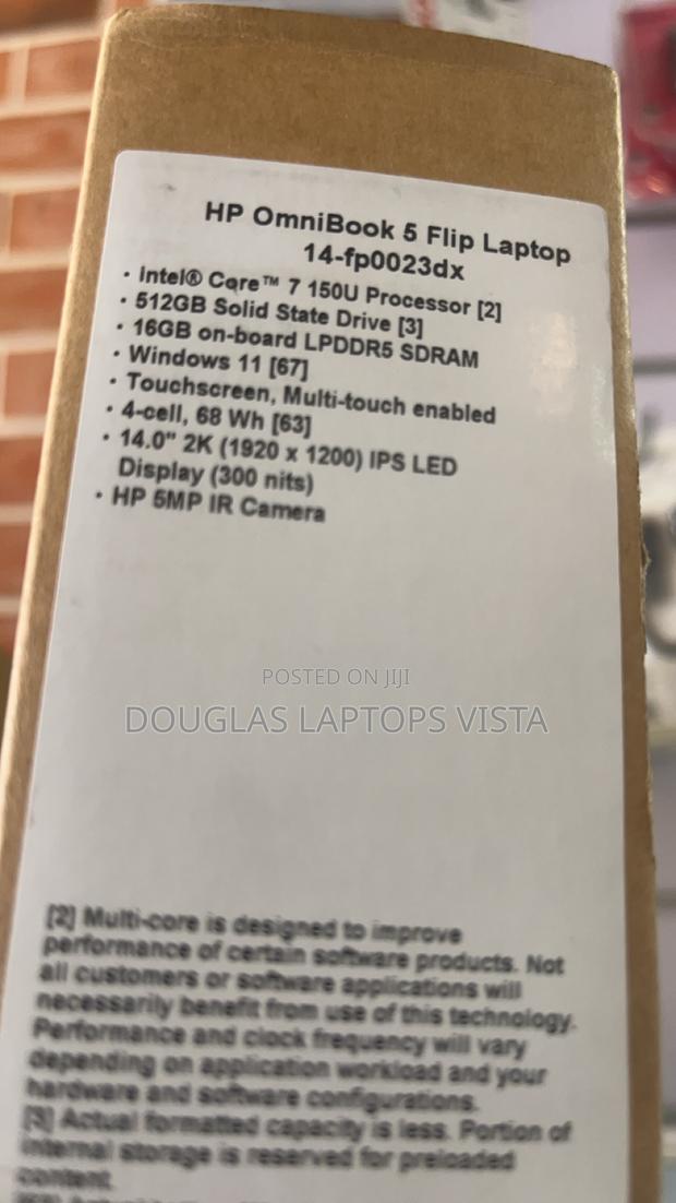 New Laptop HP OmniBook 7 14" 16GB Intel Core I7 SSD 512GB photo 2