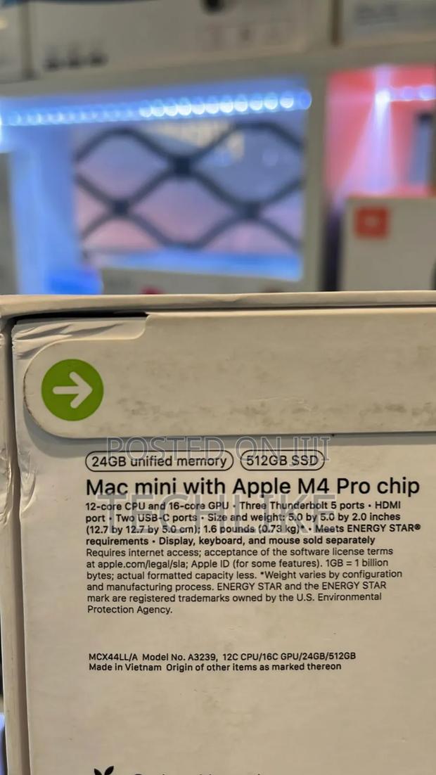 New Desktop Computer Apple Mac Mini 24GB Apple M4 Pro SSD 512GB photo 2