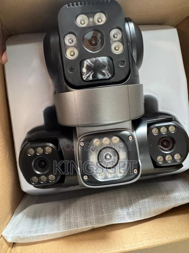3 Lens Solar 4g Surveillance Cctv Camera Takes All Sim Cards photo 2