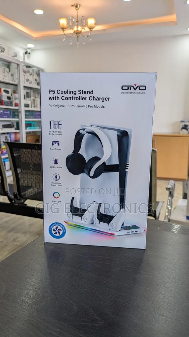 Ps5 Charging Stand With Cooling Fan · Photo 3