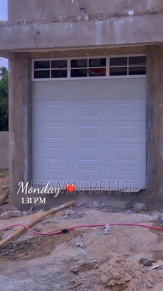 Garage Door With Fanlight